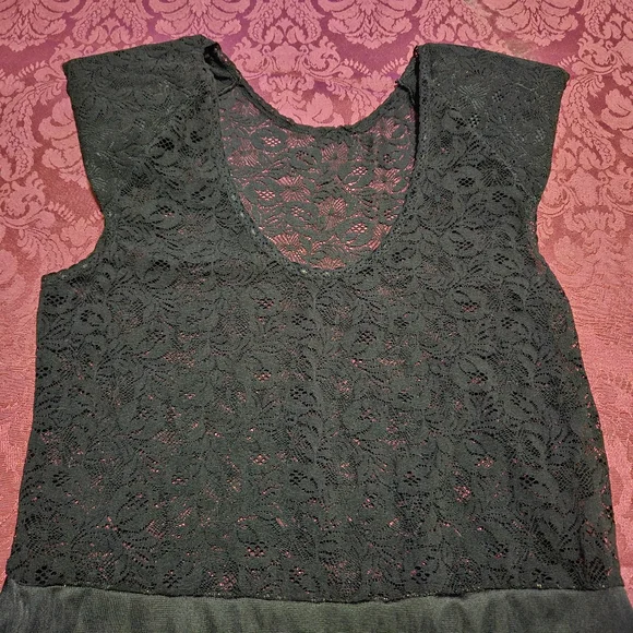 VINTAGE BLACK SLIP Size Unknown - Picture 7 of 9